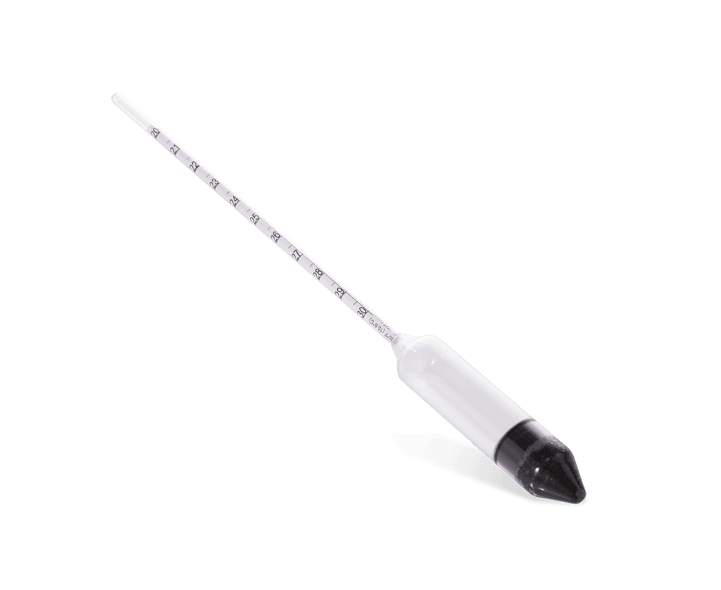 Equipos para medición de concentración alcohólica utilizados en laboratorio y procesos productivos.